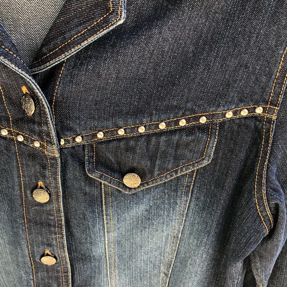 Vtg Gordon James Western Embroidered Jean … - Picture 5 of 13